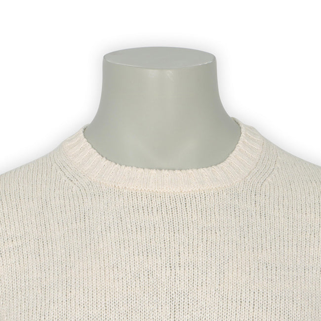 Sweater - Silk & Linen Crew Neck Knitted