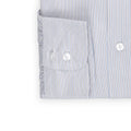 Shirt - Tricolor Striped Cotton Single Cuff 