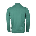 Quarter-Zip Sweater - STOWBRIDGE Cotton, Silk & Cashmere Stand-Up Zipped Collar 