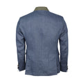 Austrian Jacket - MEWES Herringbone Linen High Collar