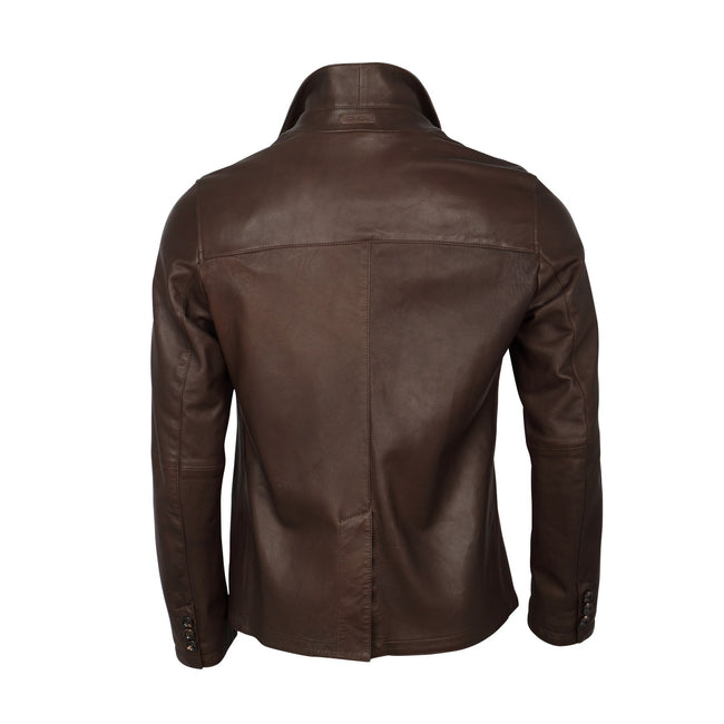 Jacket - Lamb Nappa Leather Buttoned 