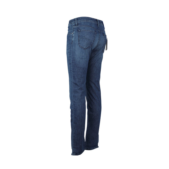 Jeans - BARD Cotton, Elastomultiester Stretch Blue & Turquoise Patch 