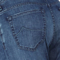 Jeans - BARD Cotton, Elastomultiester Stretch Blue & Turquoise Patch 