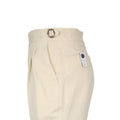 Pants - Two Pleats + Straps Viscose, Linen & Cotton 