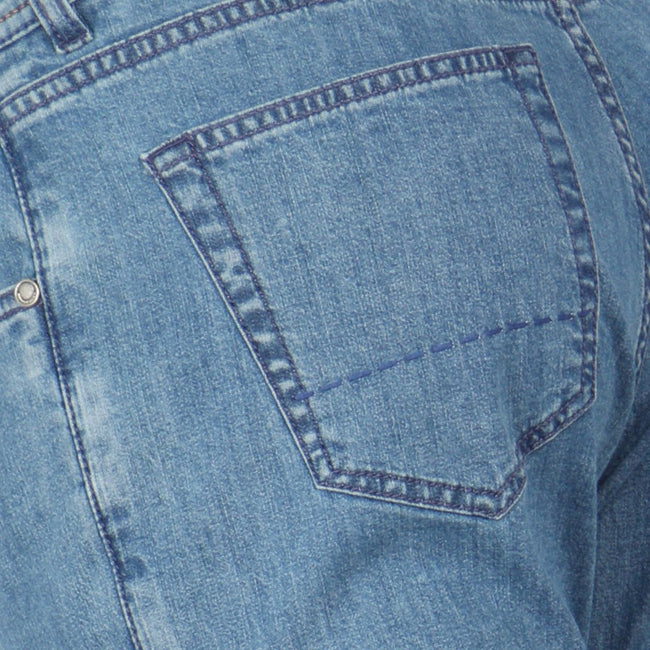 Jeans - TOKYO Cotton, Modal, Silk Stretch RJB Suede Patch Back