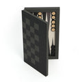 Black And Grey Leather Backgammon And Chess Especially For Degand Brussels