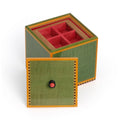 Jewelry Box - Tutti Frutti Green Cube 