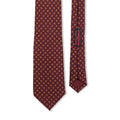 Tie - Paisley Pattern Silk Threefold 