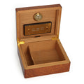 Cigar Humidor - Brown Amboyna Burl 50 Cigars Especially For Degand Brussels