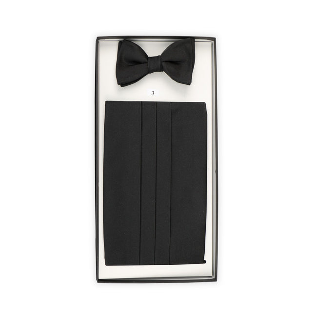 Bowtie - Plain Reps Silk + Tuxedo Belt