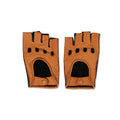 Peccary mittens natural-black colour Driving Gloves