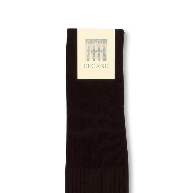 Plain Dark Brown Scotland Thread Long Socks