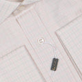 Shirt - Checkered Cotton Double Cuff