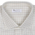 Shirt - Checkered Silk Double Cuff 