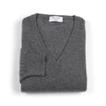 Sweater - Cashmere 1 Ply V-Neck Long Sleeves