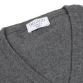 Sweater - Cashmere 1 Ply V-Neck Long Sleeves