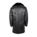 Jacket 3/4 LAND Plain Colour Leather Fur Collar 