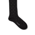 Dots Anthracite and Grey Long Socks