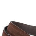 Medium Brown Suede Leather Belt