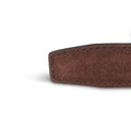 Medium Brown Suede Leather Belt