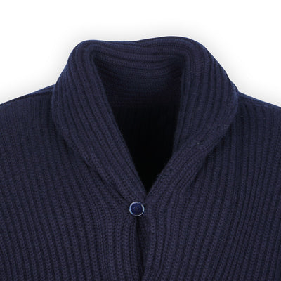 Cardigan - Cashmere Shawl Collar Buttoned 