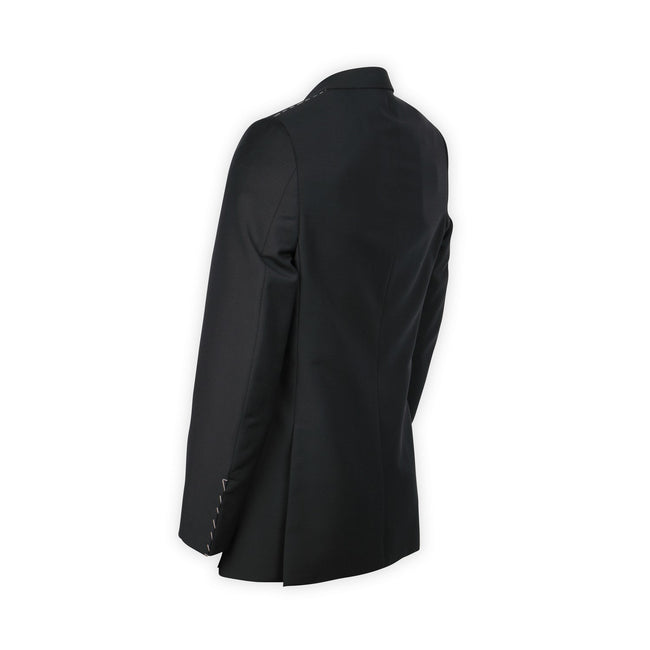 Tuxedo Suit - Wool & Mohair Unfinished Sleeves