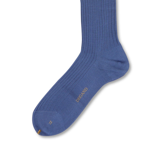 Plain Sky Blue Scotland Thread Long Socks