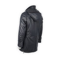 Duffle Coat - Genuine Leather Detachable Hood