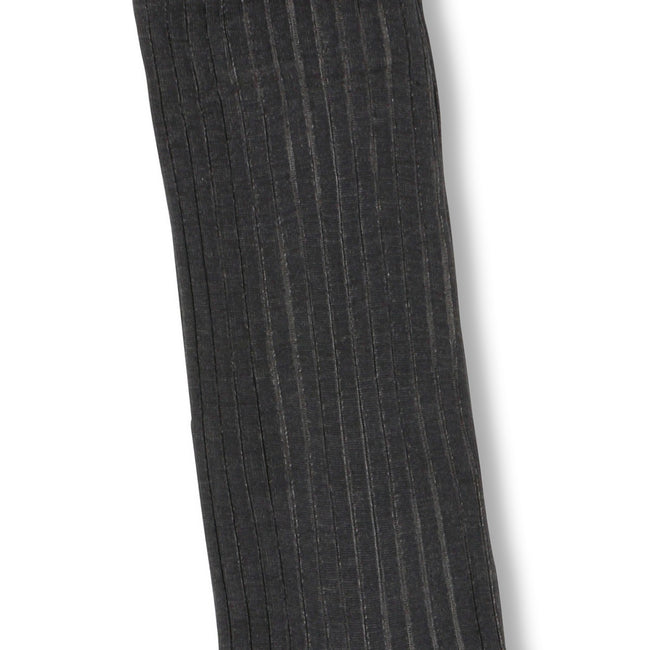Plain Dark Grey and Light Grey Plated Scotland Thread Long Socks