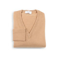 Sweater - Cashmere 2 Ply V-Neck Long Sleeves