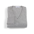 Sweater - Cashmere 2 Ply V-Neck Long Sleeves