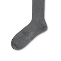 Plain Grey Ice Cotton Long Socks