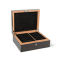 Jewelry Box - Maple Wood 4 Watches & Cufflinks