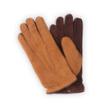 Gloves Bicolour Pecari Leather Lined Cashmere