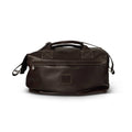 Chocolate Brown Leather Travel Bag : LIPARI 