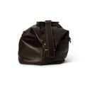 Chocolate Brown Leather Travel Bag : LIPARI 