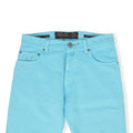 J688 Turquoise Vintage Denim Jeans