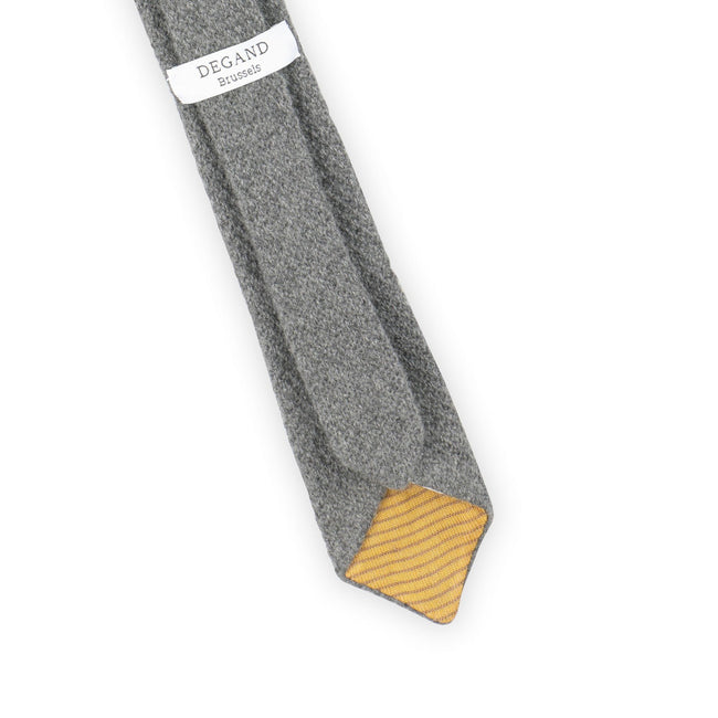 Tie - Knitted Viscose & Cashmere Point Cut + Case 