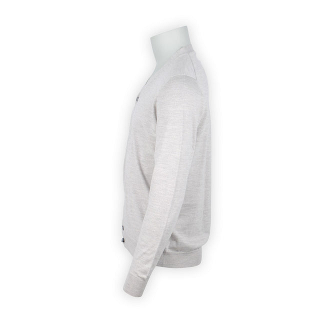 Cardigan - BRYN Merino Wool V-Neck Long Sleeves 