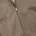 Mink Lambskin Leather Zipped Jacket 