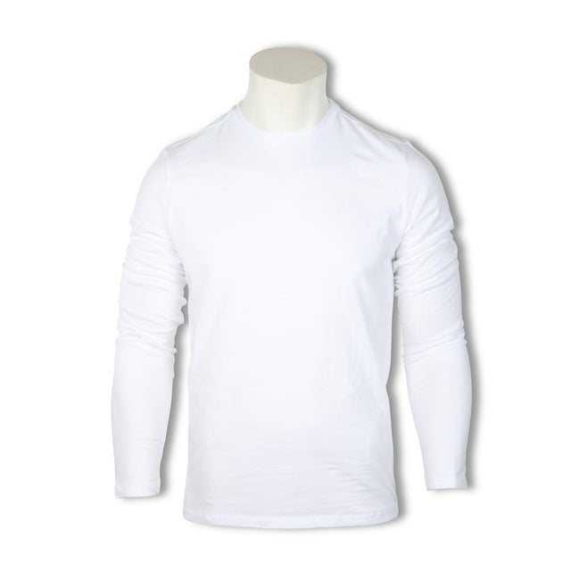 Crew Neck Long Sleeves Cotton T-Shirt