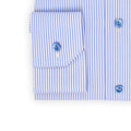 Shirt- Striped Cotton Single Cuff Slim Fit
