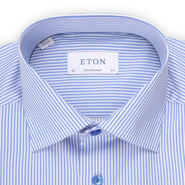 Shirt- Striped Cotton Single Cuff Regular Fit