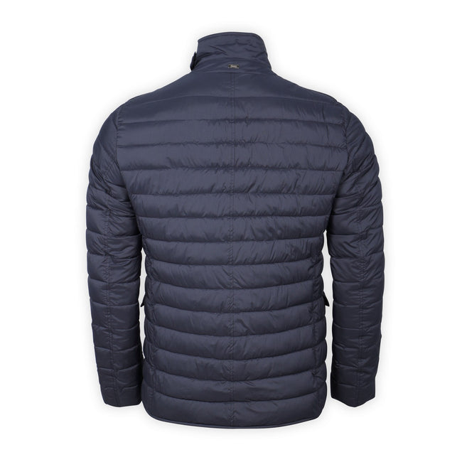 Quilted Jacket - Polyamide Zipped + Buttoned 