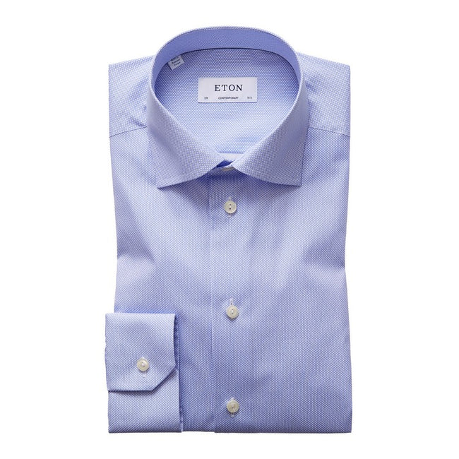 Blue Braided Print Shirt