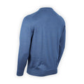 Pullover Plain Colour Cashmere And Silk V-Neck 