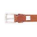 Belt- Genuine Leather & Silver Buckle 