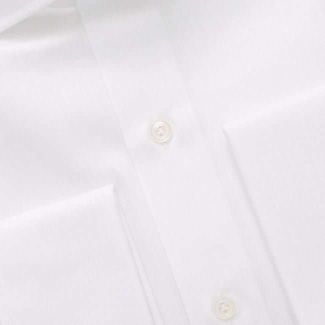 Shirt - Cotton Double Cuff Italian Collar