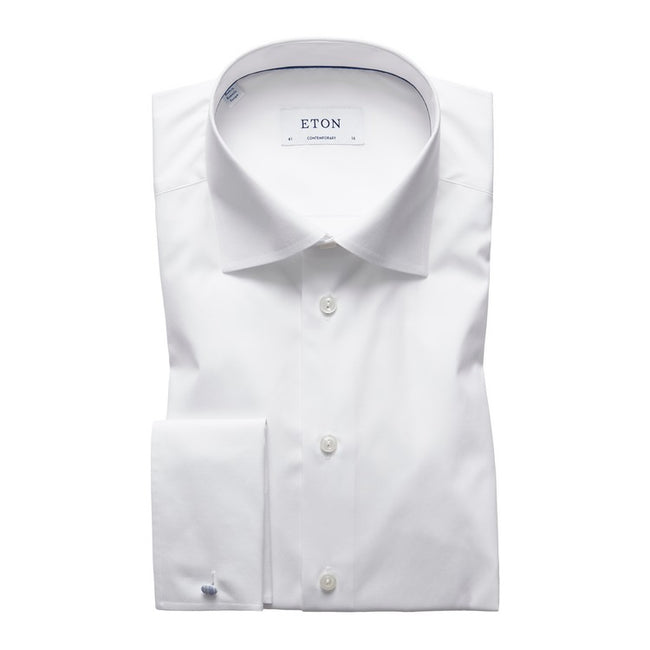 Shirt - Poplin Cotton Double Cuff Regular Fit
