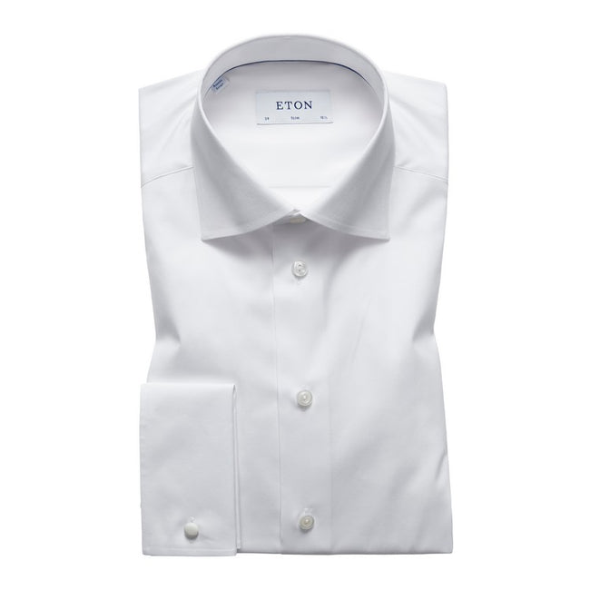 White Poplin Shirt - French Cuff